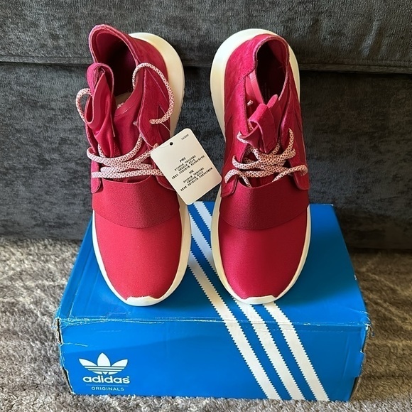 NWT Adidas Tubular Defiant Womens Shoes Pink - Picture 2 of 4